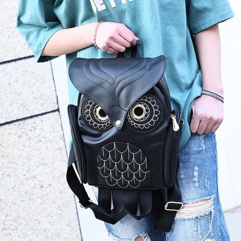 Mochila Feminina Fashion com Design de Coruja - OwlStyle Trend