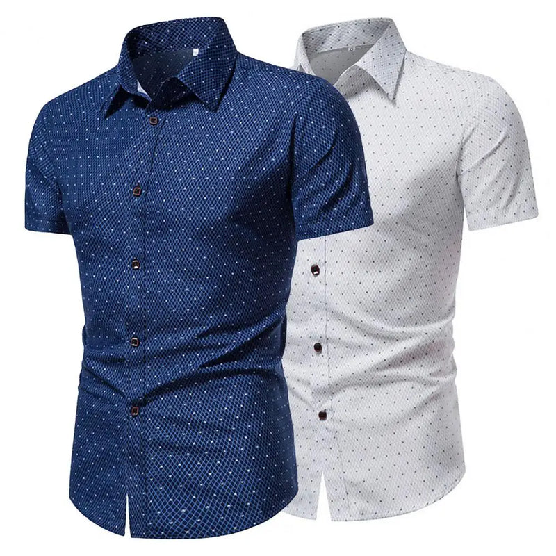 Camisa Masculina Slim Fit de Verão – Elegância e Conforto para Todas as Ocasiões